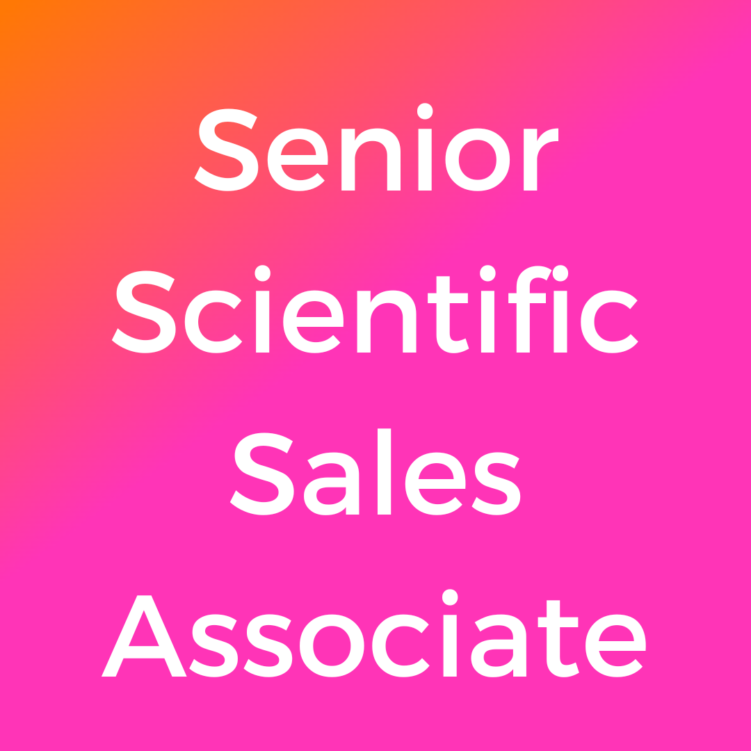 Scientific sales jobs