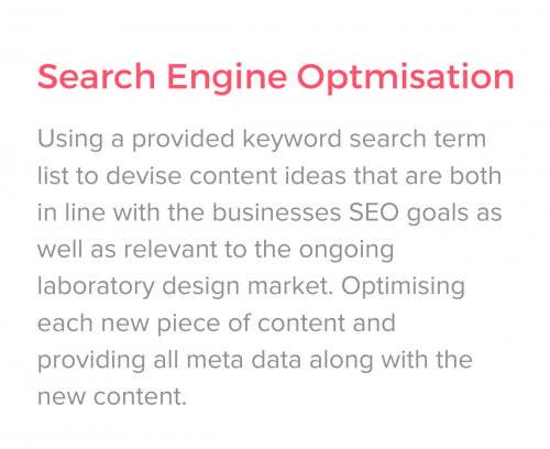 Search Engine Optimisation (SEO) requirements